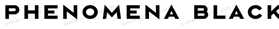 Phenomena Black字体转换
